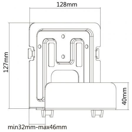 Aisens Soporte Universal de Pared Negro MPC02-155 Aisens Soporte Universal de Pared Negro MPC02-155